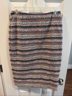 The Limited size 4 Patterned Pencil Skirt